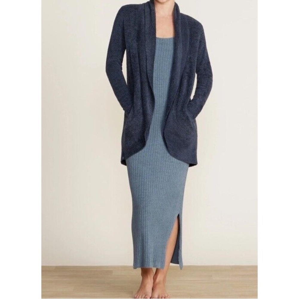 Barefoot Dreams Navy blue cardigan sweater size XL SOFT & cozy